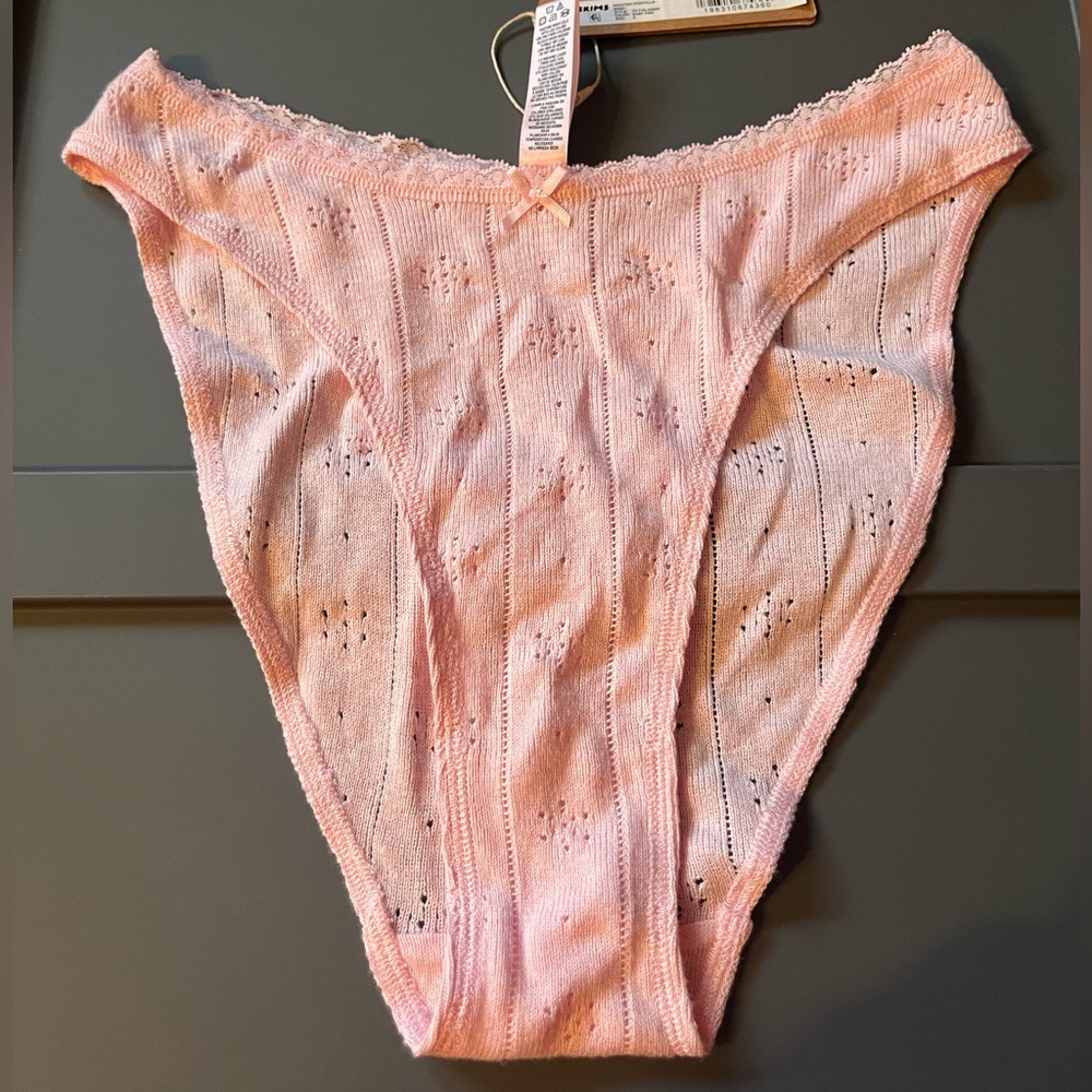 SKIMS sweater pointelle brief- size small